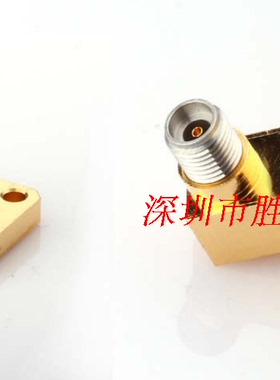 26.5-40GHz 2.92mm(M)-WR28 BJ320 射频微波 波导转同轴 转接器