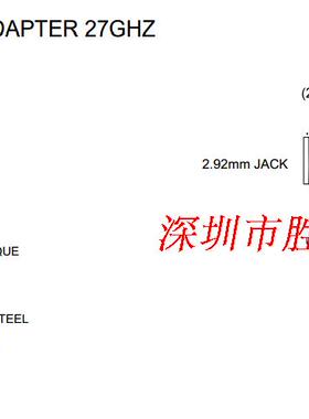 SM3280 2.92mm-SMA-KJ DC-27GHz 射频微波 毫米波 同轴转接器