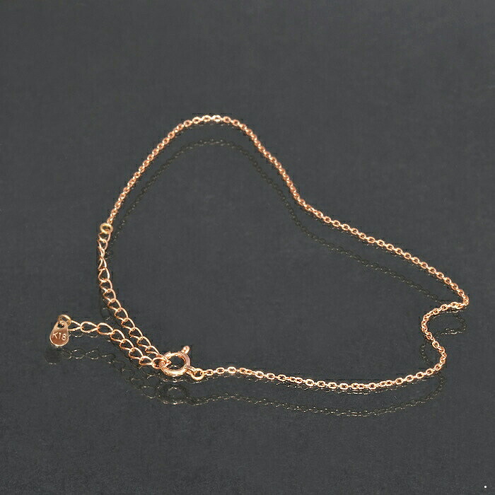 日本18K黄金脚链 切面方十字链O字o字链18k金脚饰丨宽1.3mm