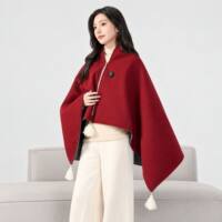 New graphene heating shawl blanket, electric heating warming blanket, cape blanket, a gift for office leg-covering girls thumbnail 2