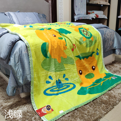 拉舍尔纯棉双层四季毯薄毯空调毯