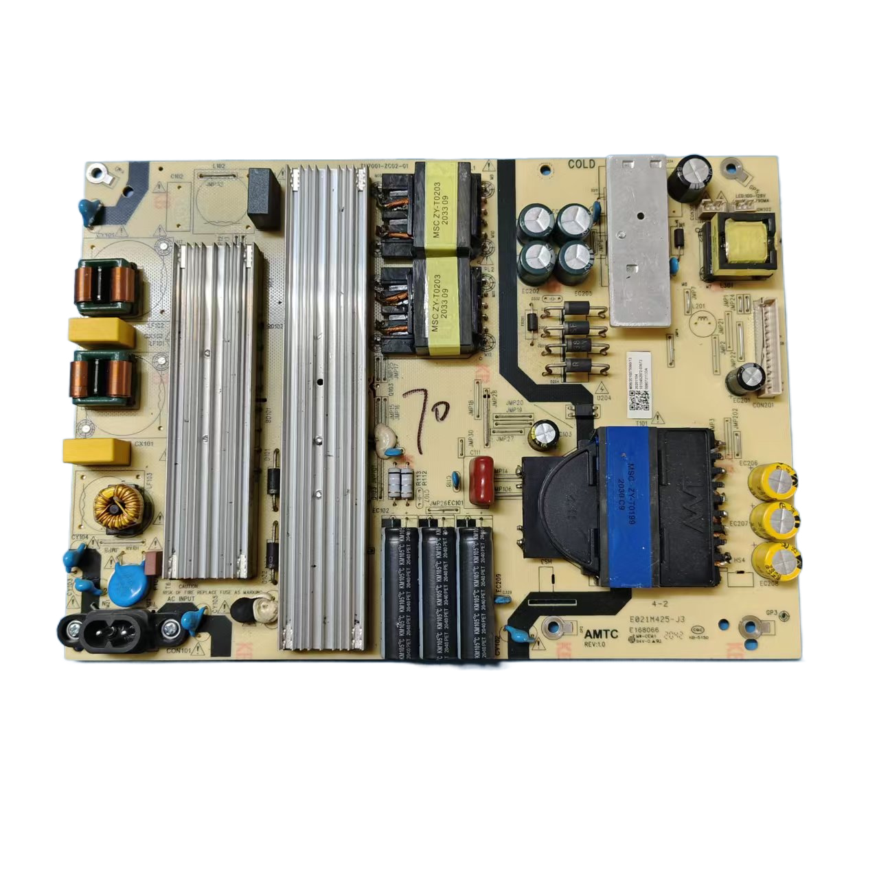 原装海尔LU70C51 75U2 70T91电源板 TV7001-ZC02-01 0090731133A - 实物图