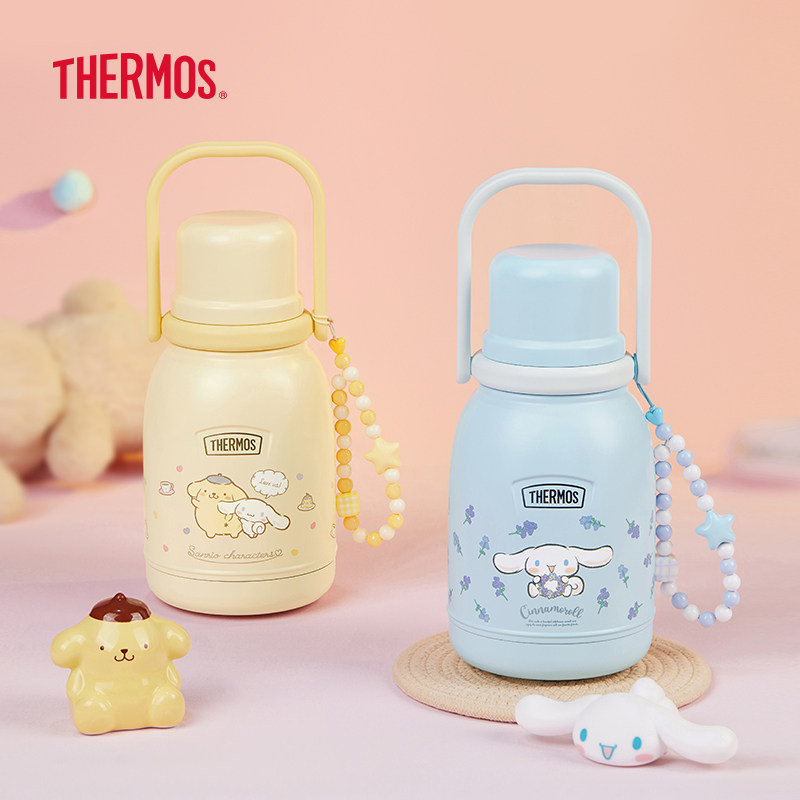 檀健次同款膳魔师拎拎壶316L不锈钢大容量便携保温杯壶TEML-1000S