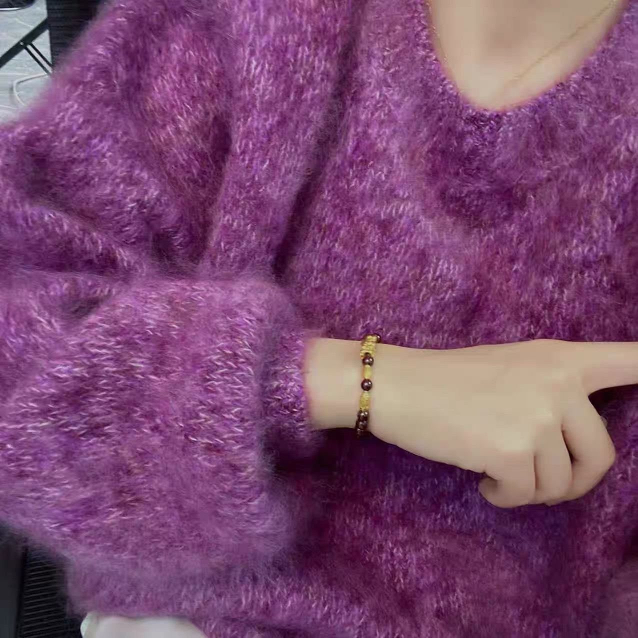 太美了～三股线加厚针织