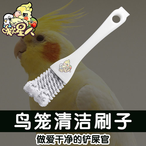 鸟笼清洁刷子清洗粪便铲子多功能鹦鹉笼清洁神器清理笼子鸟用品