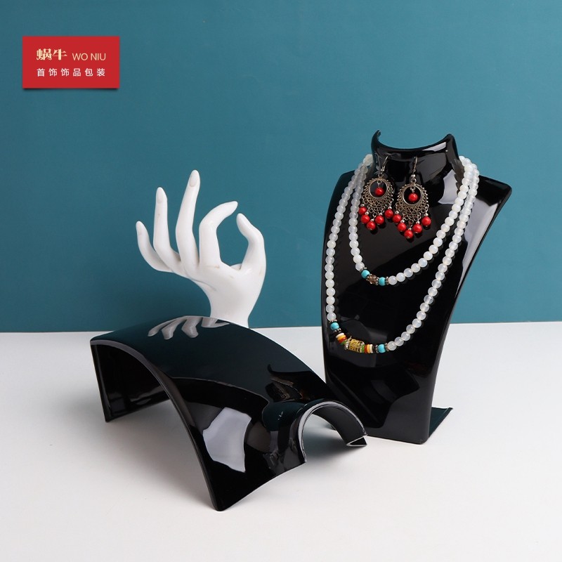 珠宝首饰展示道具人像塑料