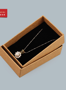 吊坠盒/耳坠盒牛皮纸小号包装盒