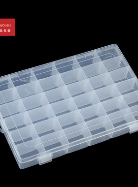 04SLSN可拆卸36格盒透明塑料多格零件芯片元件盒首饰盒收纳盒