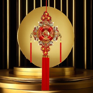 景泰蓝经典款中国结新年乔迁新婚家居装饰挂件婚庆福字流苏挂饰