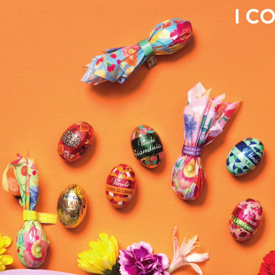 意大利venchi2025年彩蛋7款榛子咸开心果 黑巧奶巧可可碎白巧特