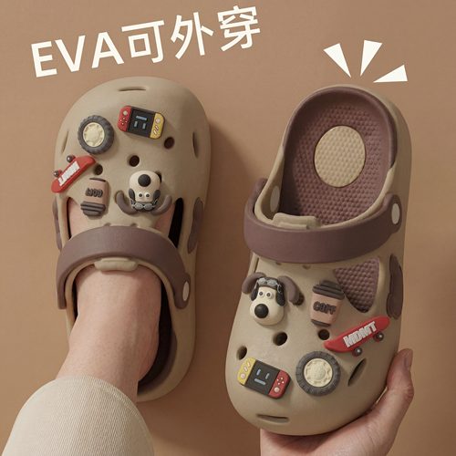 2026新款儿童洞洞鞋男孩夏季防滑