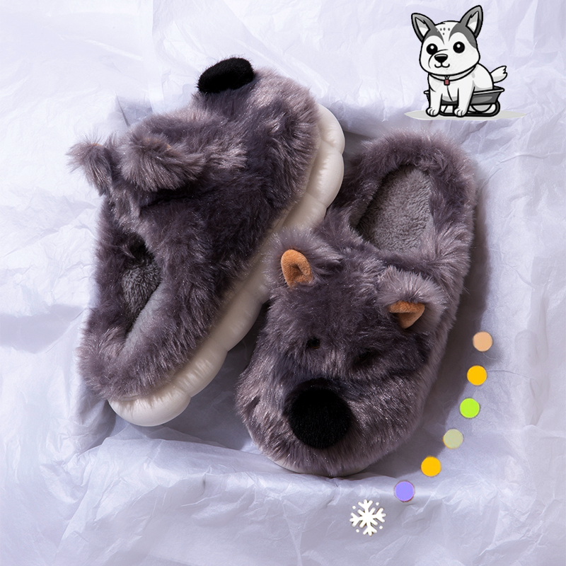 棉拖鞋男士冬季2024新款卡通棉拖