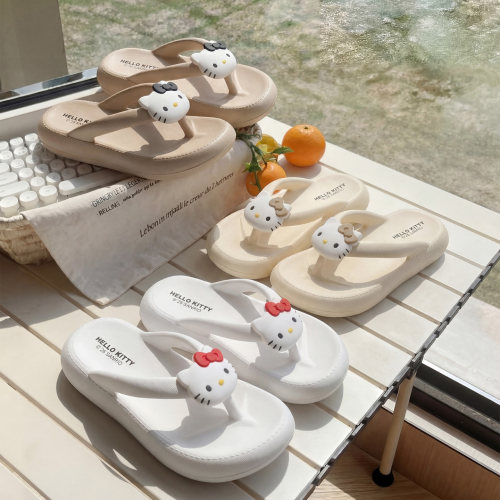 HelloKitty人字拖鞋女夏2026新款