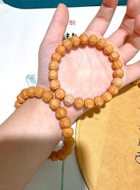 新款精品猴头六方单圈手链手工diy手绳项链情侣文玩佛珠手串