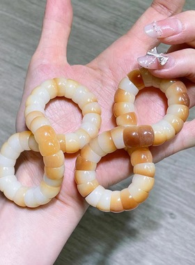 新款猪大肠菩提手串真品佛珠学生文玩盘玩菩提子解压手链绕指柔