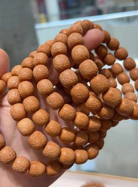 新款精品原皮猴头荔枝纹单圈文玩配饰手链盘玩念珠佛珠饰品