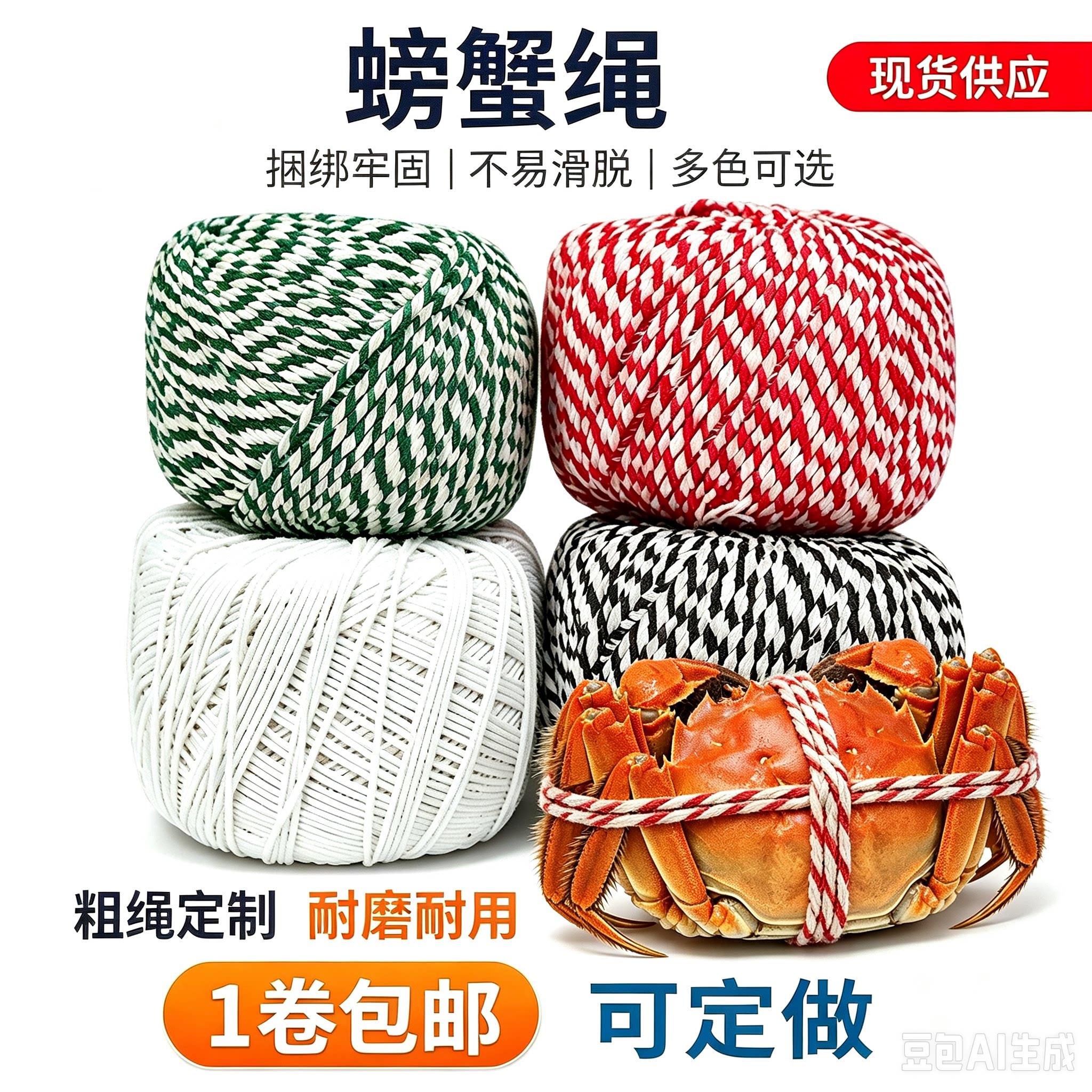 醉蟹线青蟹绳绑蟹绳扎螃蟹线