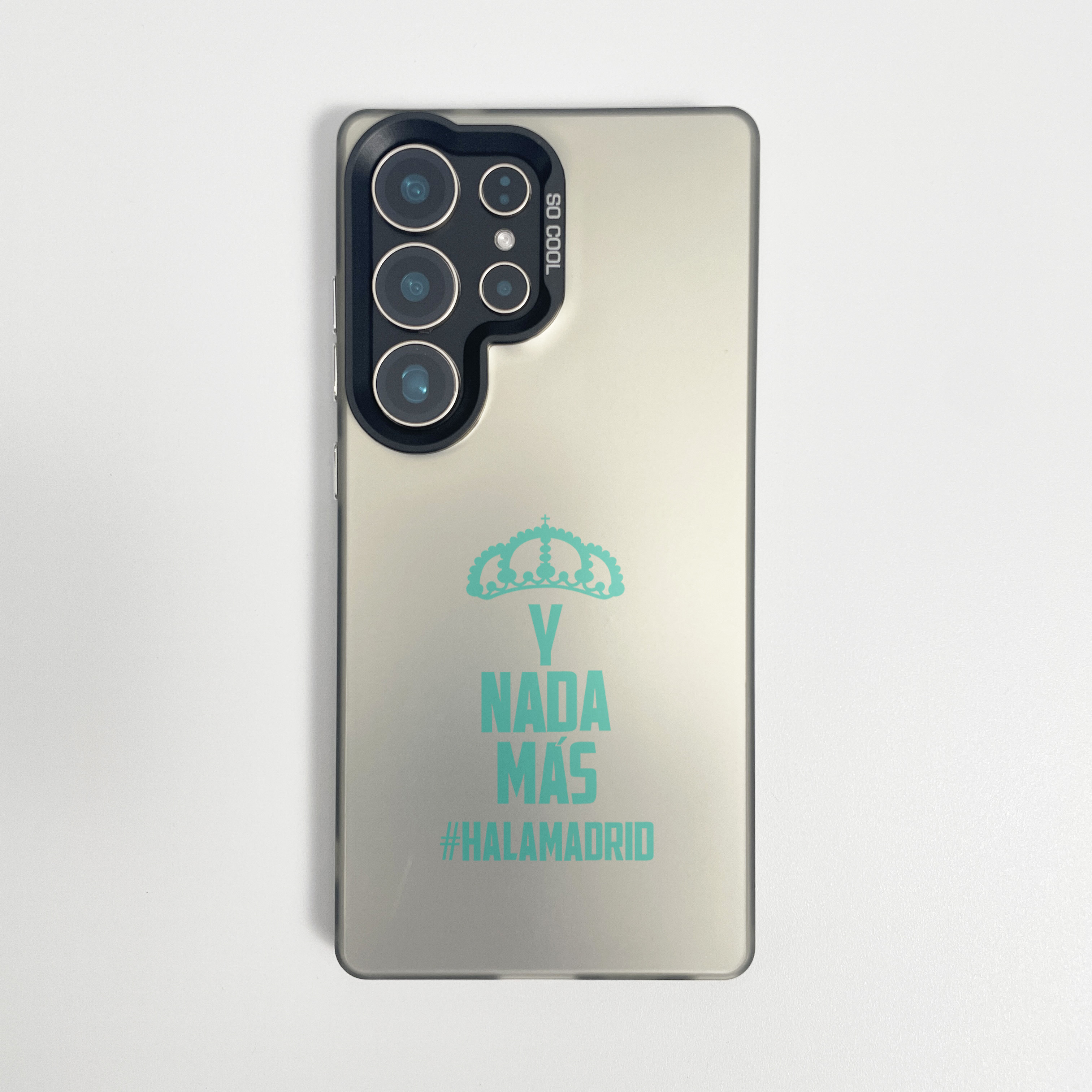 西语永无止境适用于三星s24ultra皇马手机壳s23fe磁吸s25+足球s22新款一加11全包12防摔13AC3小众ACE5保护套