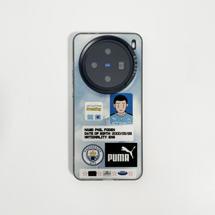 曼城福登球星卡适用于vivoX300Pro手机壳X200promini足球X100ultra高级X90S小众x80硅胶S30新款S20/19pro