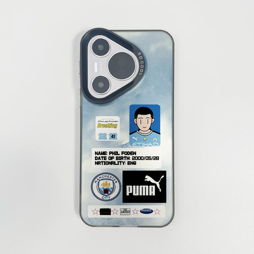福登球星卡适用于华为pura80ultra手机壳mate70proplus曼城60rs磁吸50pro足球p40新款30E男nova12/7SE