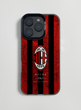 AC米兰城市地图适用于苹果17air手机壳iphone16e足球15PLUS磁吸14小众13高级xsmax男12promax个性11新款套