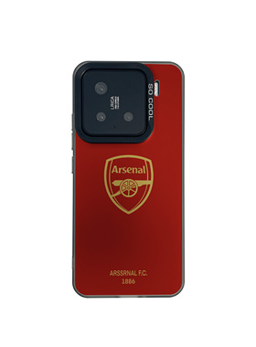 阿森纳尊贵金红适用于小米15ultra手机壳Civi5pro磁吸14硅胶13至尊足球10防摔11新款12x男女12s小众保护套
