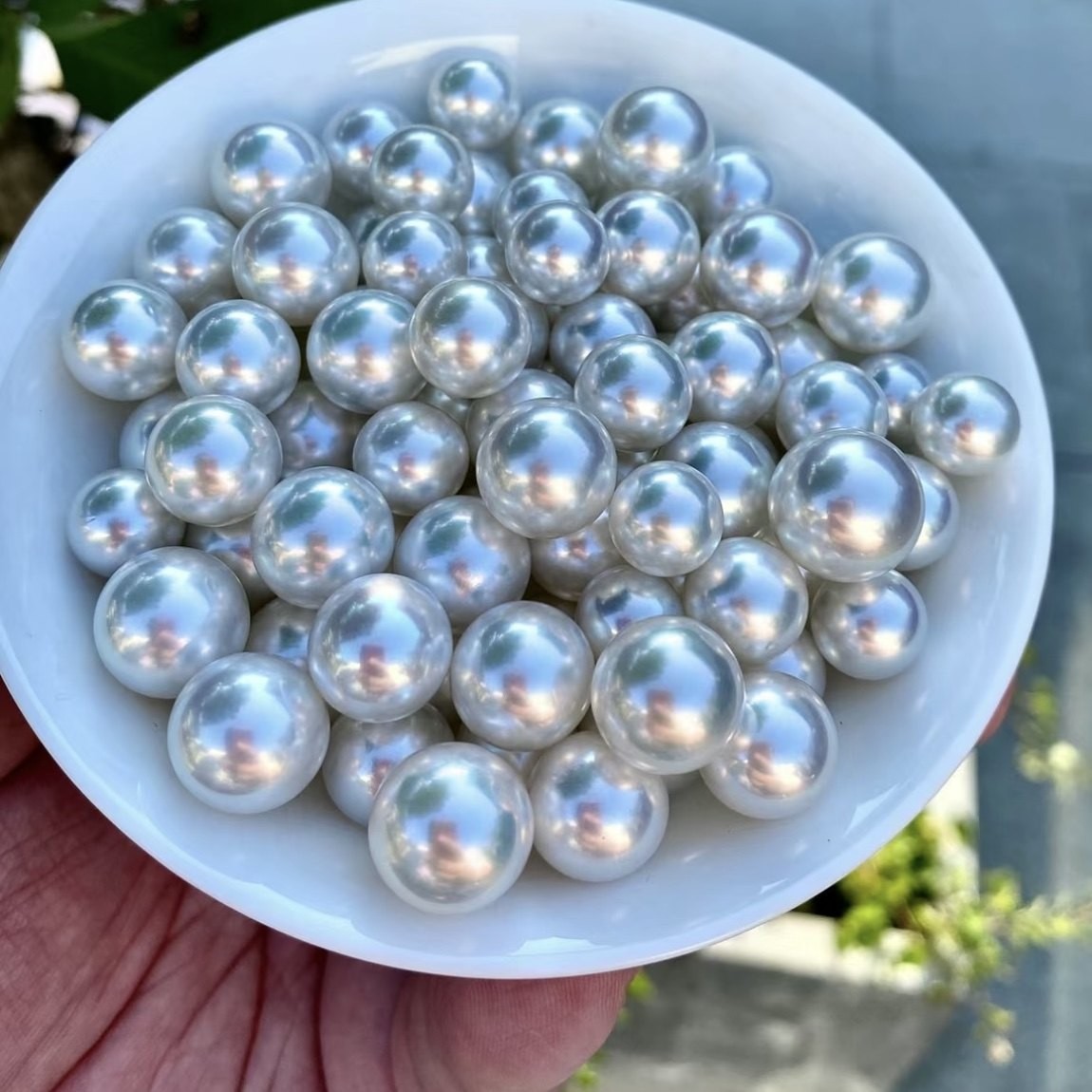 浮白珠宝淡水珍珠爱迪生珍珠养殖蚌直播活体现开diy珍珠项链耳钉