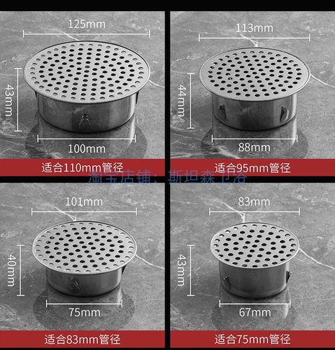 不锈钢圆孔地漏过滤网透气帽