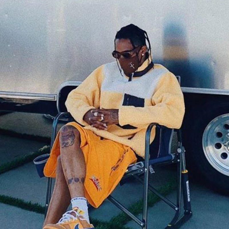 trails摇粒绒拼接外套