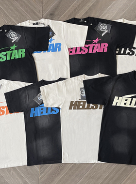 Hellstar Studios Gel Sport Logo tee男女纯棉洗水短袖T恤欧美潮