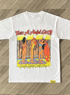 That's A Awful Lot Of Cough Syrup海滩插画短袖T恤