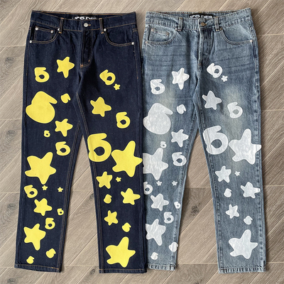 印花长裤牛仔裤常规潮流