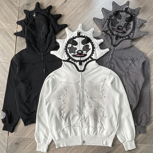 Glory The Full Zip 刺绣烫钻连帽卫衣 Glo Hoodie Gang