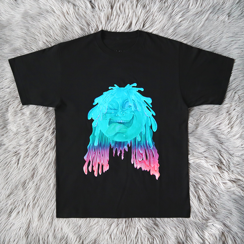 Trippie Redd 1400 Money Up Tee 恶搞笑脸短袖T恤