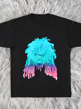 Trippie Redd 1400 Money Up Tee 恶搞笑脸短袖T恤