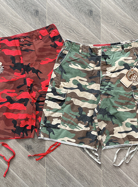 Hellstar Studios Capsule 11 Camo Cargo Shorts迷彩工装短裤