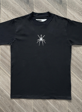 Sp5der worldwide 555555  TEE字母印花休闲短袖T恤