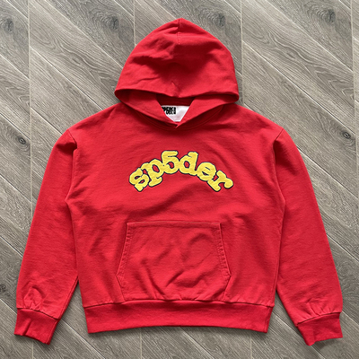 Sp5der 555555 Hoodies  字母印花男女休闲连帽卫衣