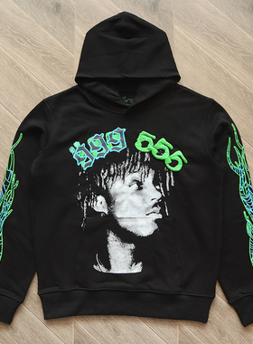 Young Thug 明星同款 合作款 Sp5der 555555 Hoodie 套头帽衫卫衣