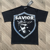 STUDIOS 复古印花风格 BIGGER HELLSTAR THAN SATAN 短袖 T恤