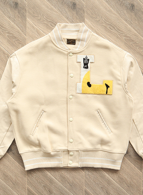 Kapital Kountry Varsity Jacket皮袖拼接刺绣棒球服夹克外套青年