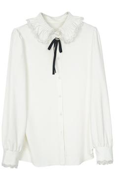 LOFTSHINE珞炫气质百搭法式衬衫75110006