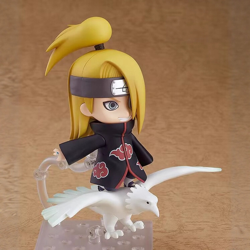 Q版粘土人 火影 疾风传1481#迪达拉 可动替换脸公仔摆件手办模型