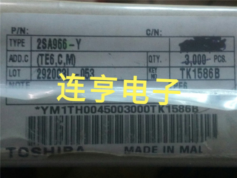 全新原装东芝2SA966-Y   A966-Y   2SA966-O