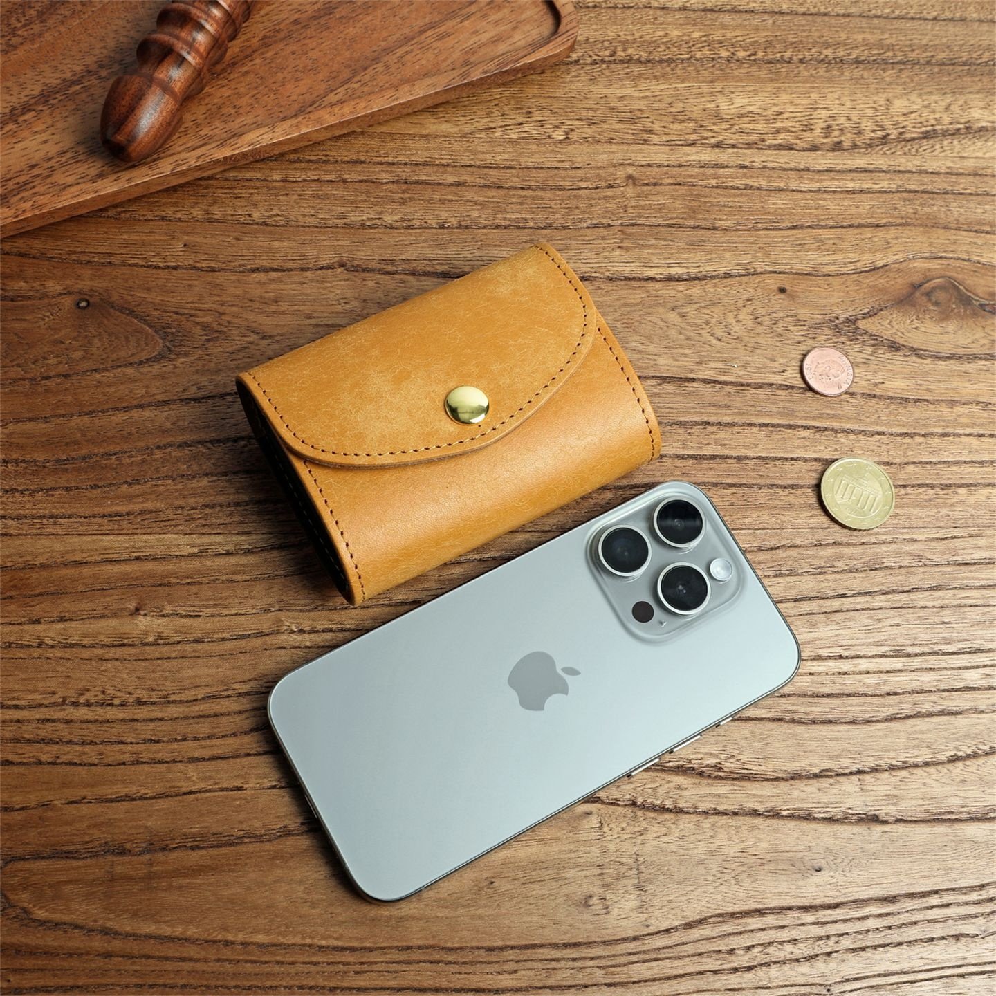 2025秋冬男士头层牛皮搭扣钱包一体包真皮大容量女驾驶证多卡位