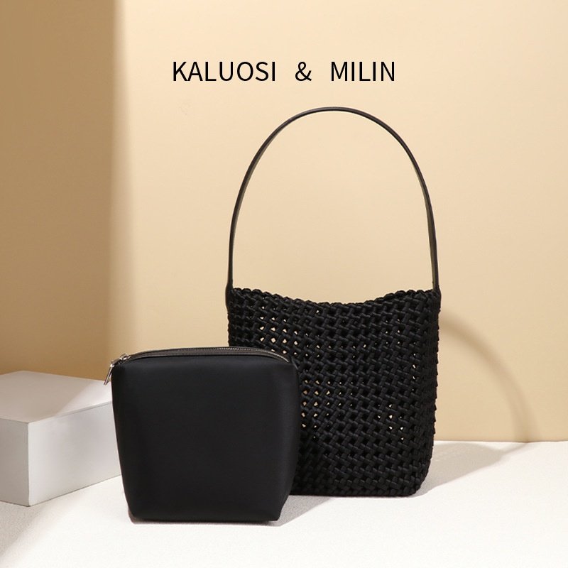 20262025感丝绸绸缎大容量纯色简约黑色通勤单肩腋下托特包水桶包,箱包皮具/热销女包/男包,水桶包,淘宝优惠券,粉丝福利购,淘宝优惠卷