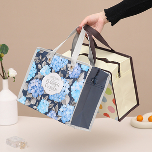 时尚无纺布大容量防水收纳袋便携外出手提袋儿童玩具杂物整理袋子