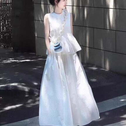 2026超火夏装一整套气质女神范高端富家千金感独特漂亮绝美套装裙