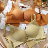 轻巧舒服 文胸聚拢简约内衣199 无钢圈新款 不紧不勒 胸型美