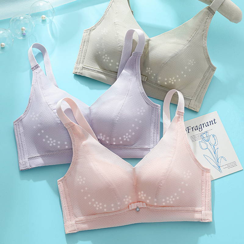 8864#无钢圈性感聚拢文胸超薄杯